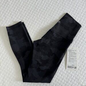 Brand New Lululemon Women’s Size 2 Black Camo Align HR Crop 23” Pants Athletic